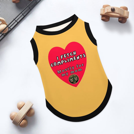 I Fetch Compliments - Pet Ice Silk Tank Top