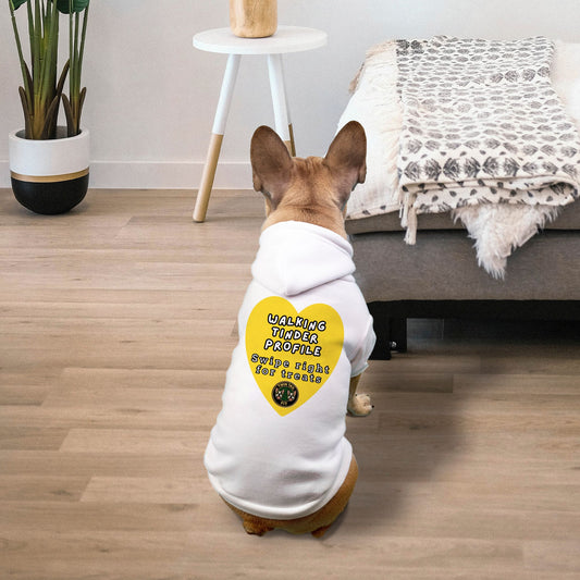 Walking Tinder Profile Small Breed Pet Hoodie