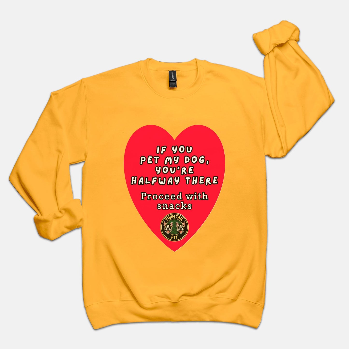 If You Pet My Dog - Unisex Crew Neck Sweatshirt