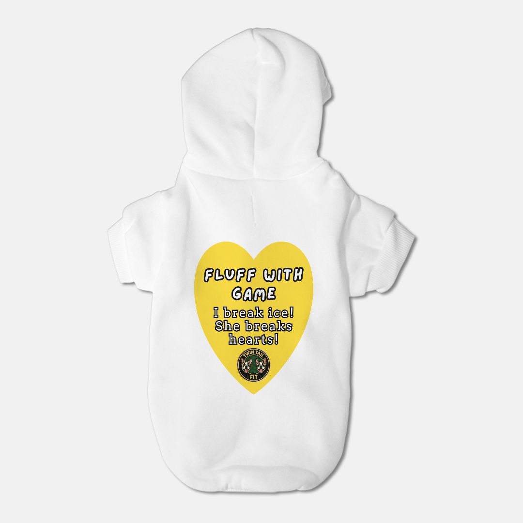 Fluff with Game Small Breed Pet Hoodie