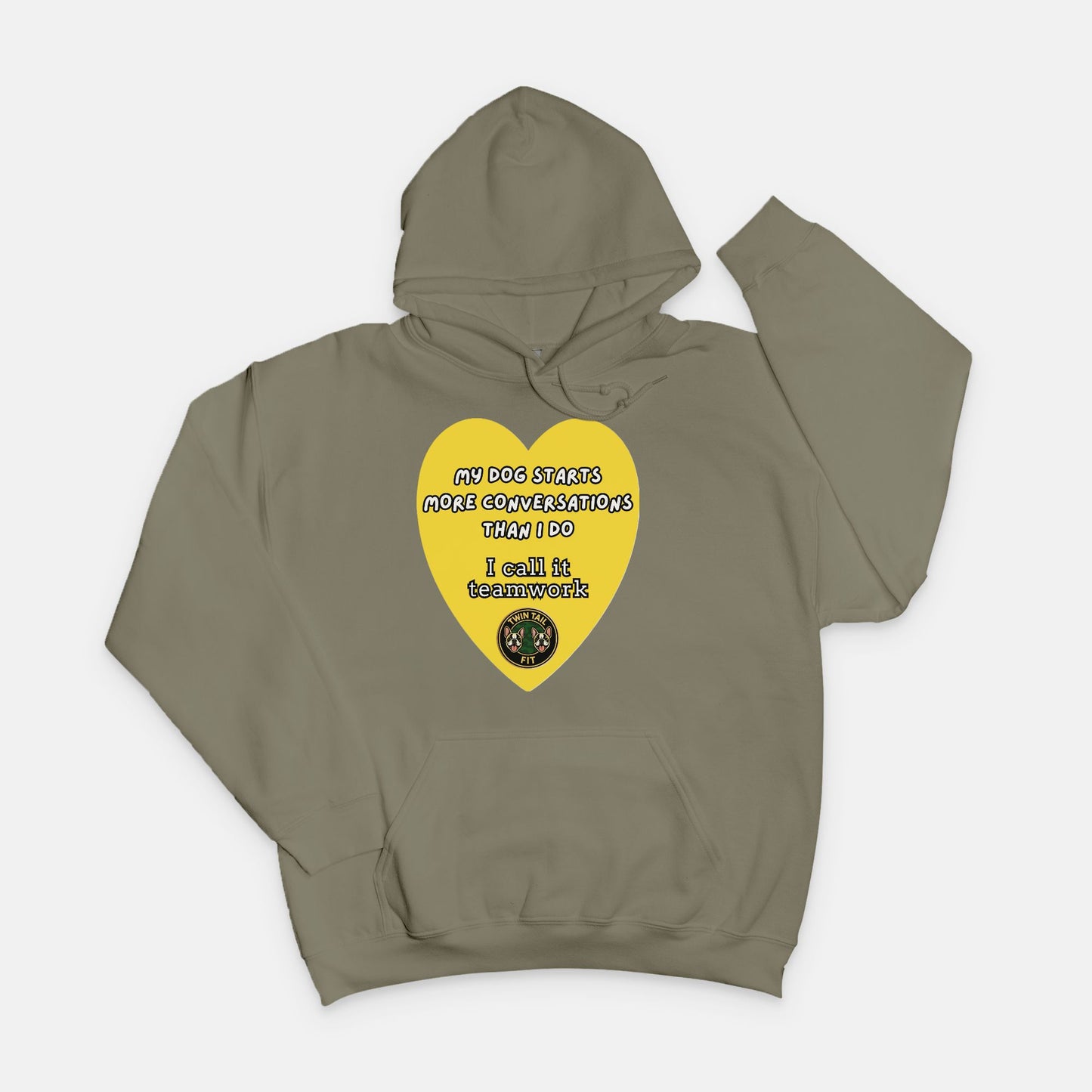 My Dog Starts More Conversations Than I Do - Unisex Hooded Sweatshirt