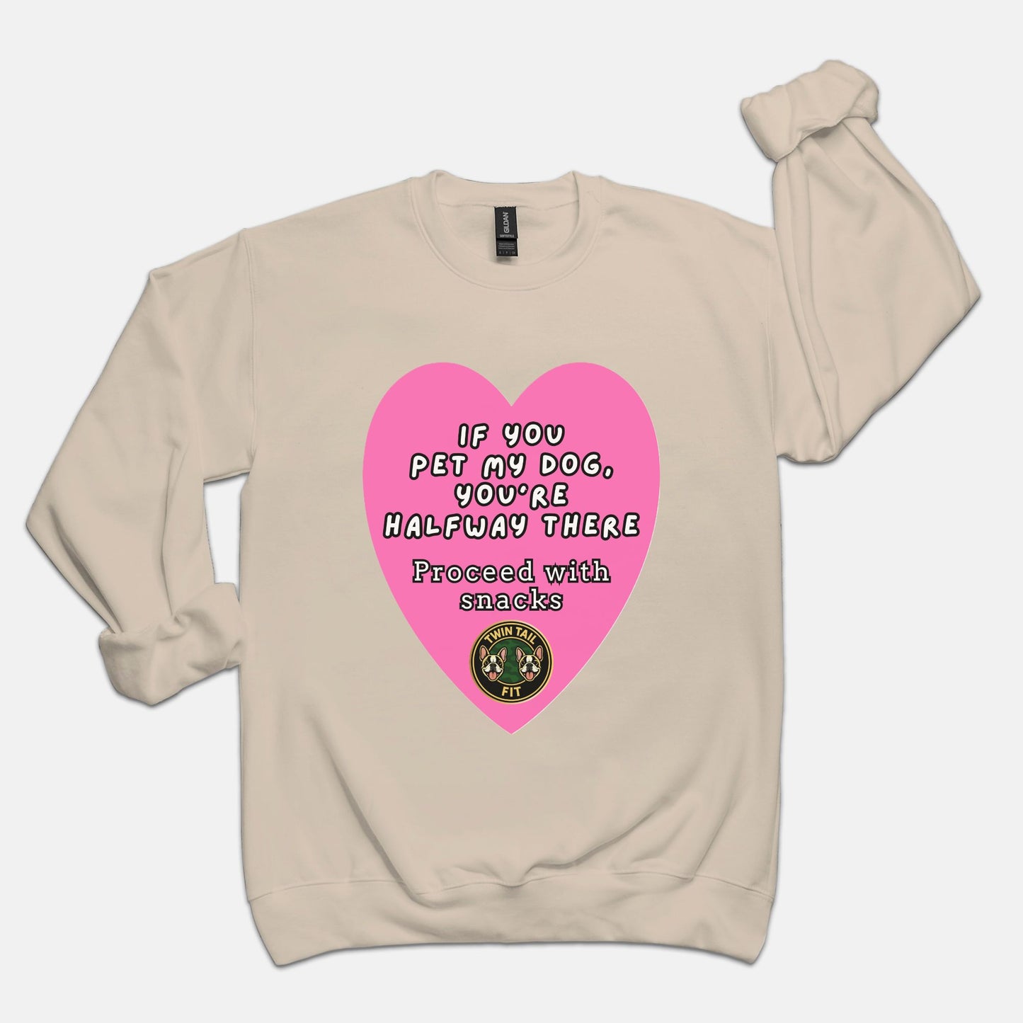 If You Pet My Dog - Unisex Crew Neck Sweatshirt