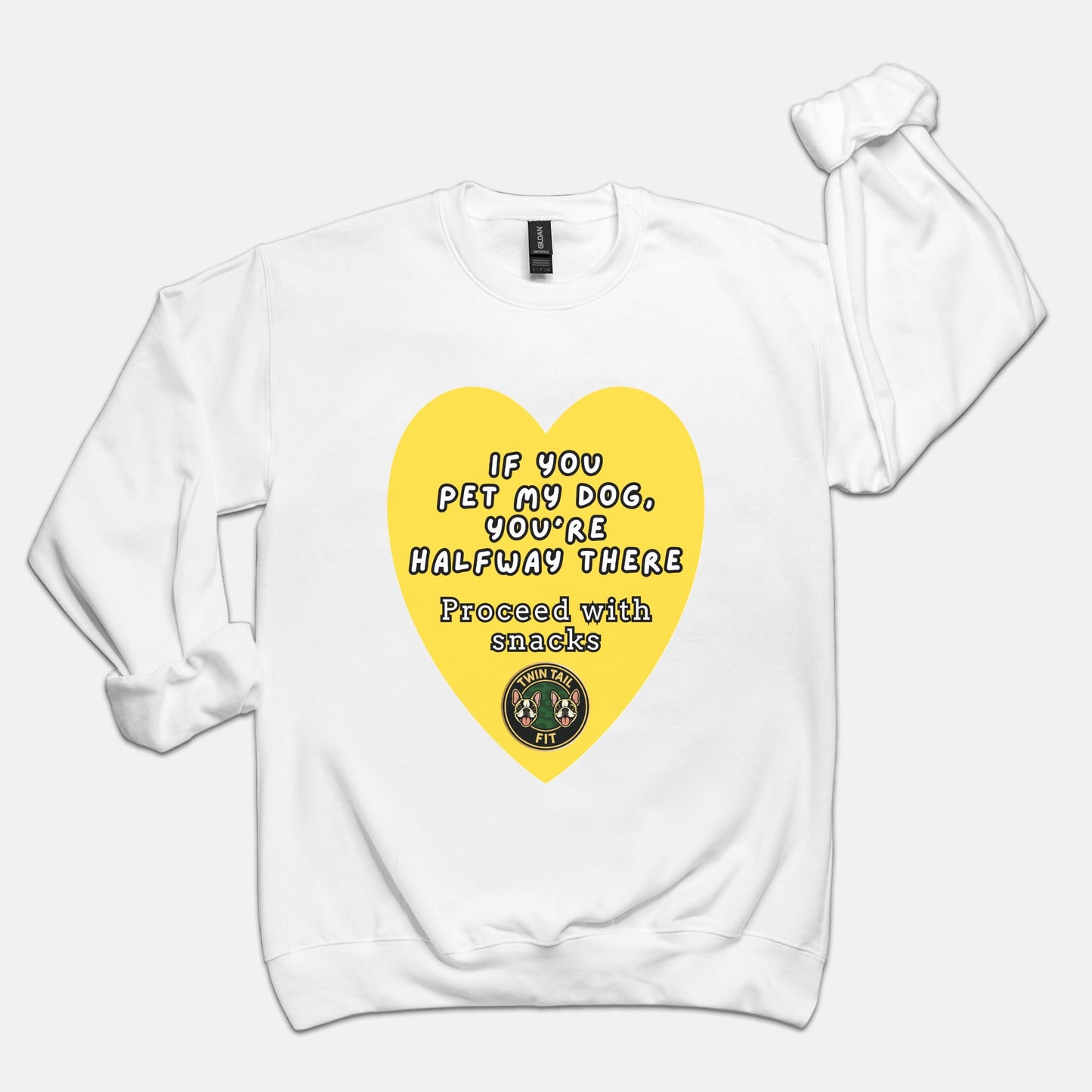 If You Pet My Dog - Unisex Crew Neck Sweatshirt