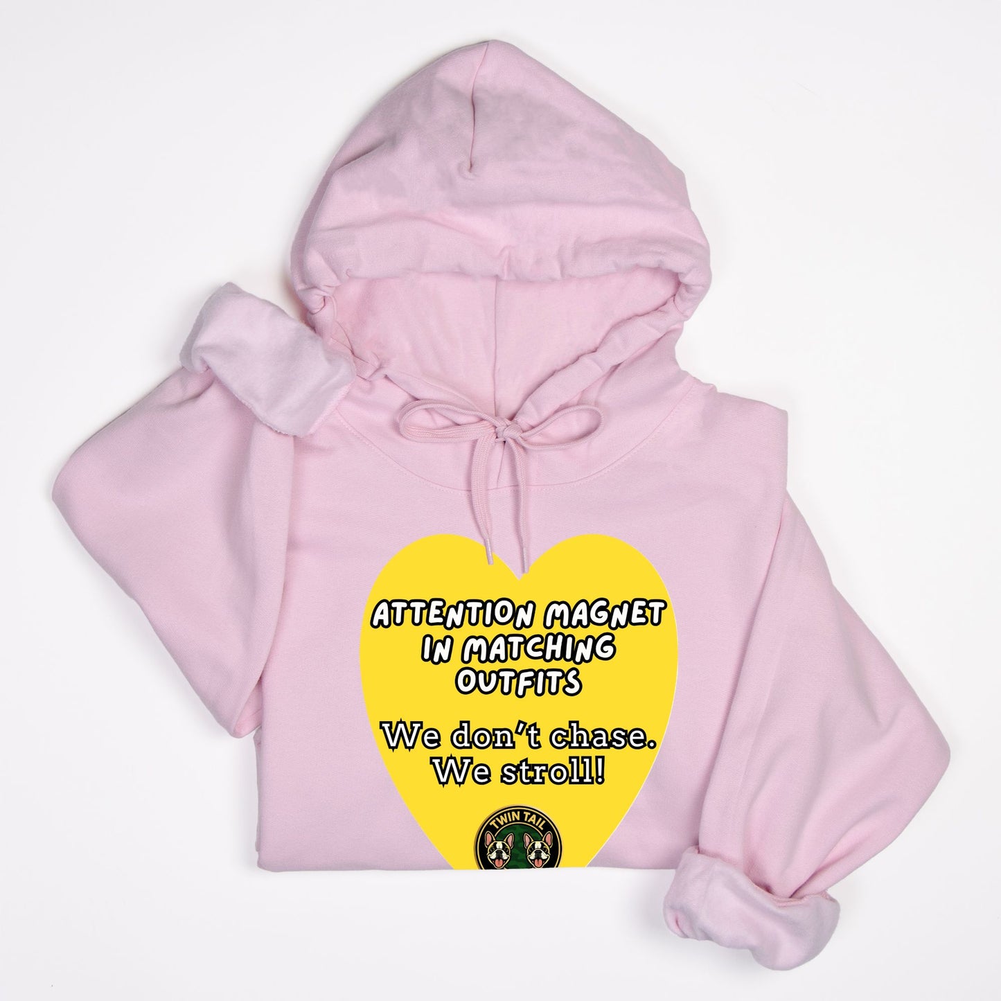 Attention Magnet in Matching Outfits - Unisex Hooded Sweatshirt