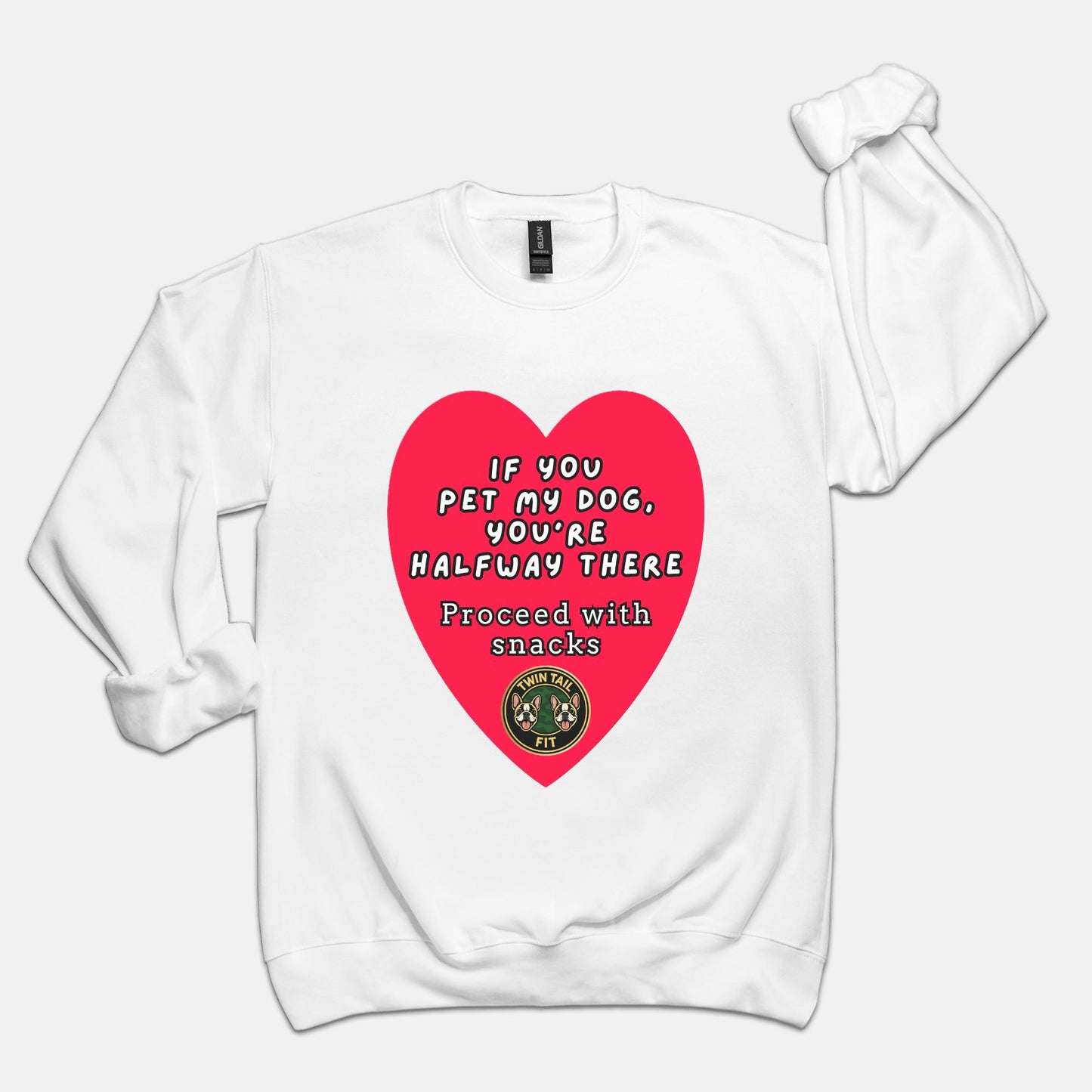 If You Pet My Dog - Unisex Crew Neck Sweatshirt