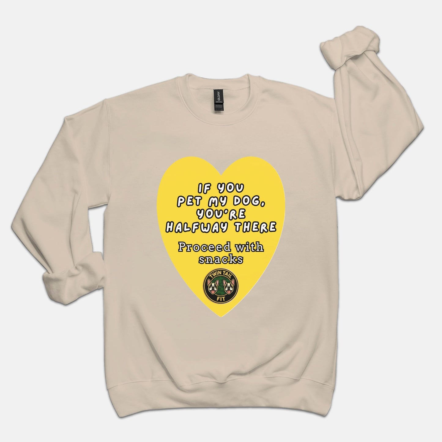 If You Pet My Dog - Unisex Crew Neck Sweatshirt