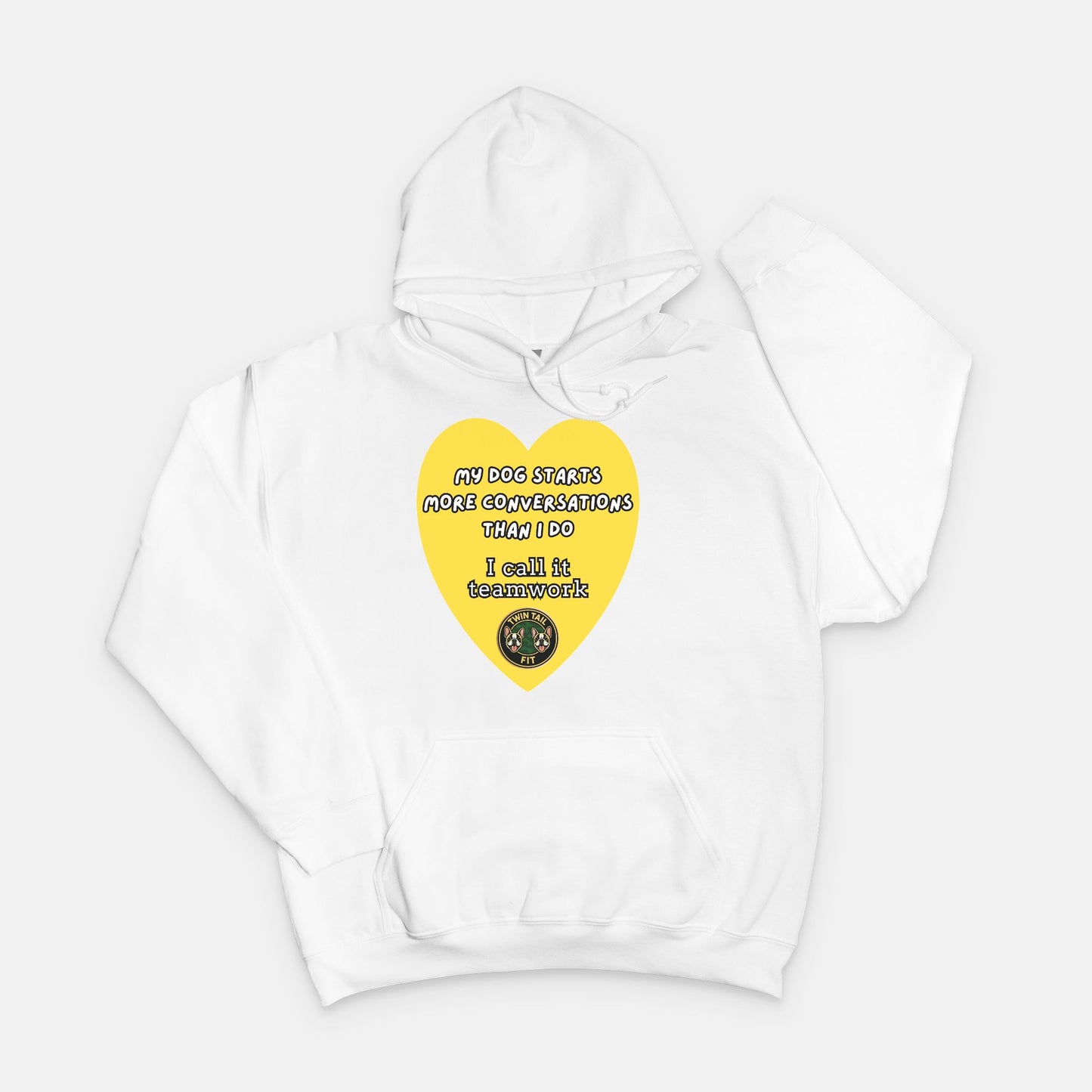 My Dog Starts More Conversations Than I Do - Unisex Hooded Sweatshirt