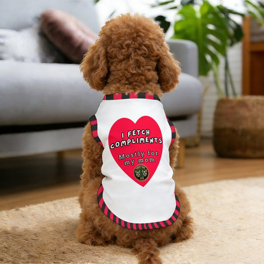 I Fetch Compliments - Dog Ice Silk Tank Top