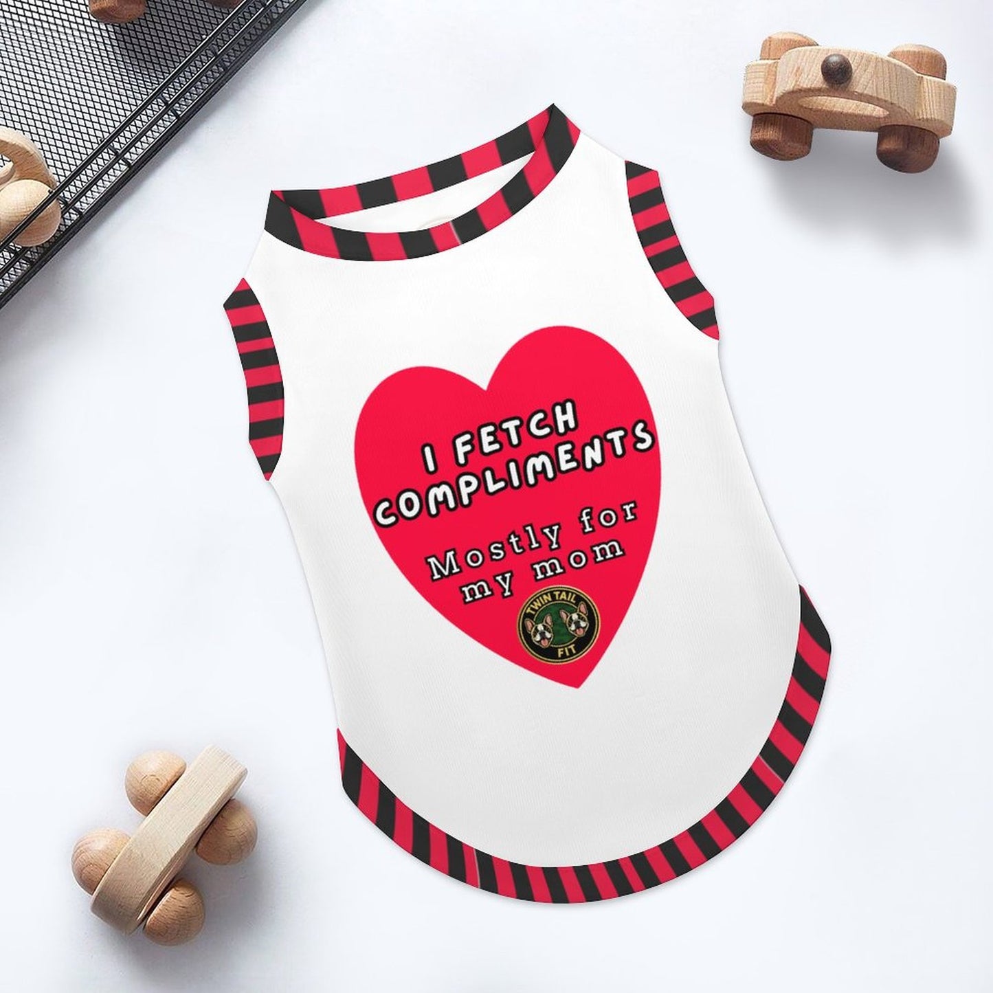I Fetch Compliments - Dog Ice Silk Tank Top