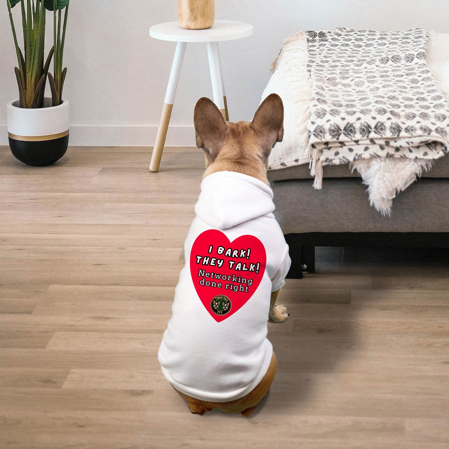 I Bark! They Talk! Small Breed Pet Hoodie