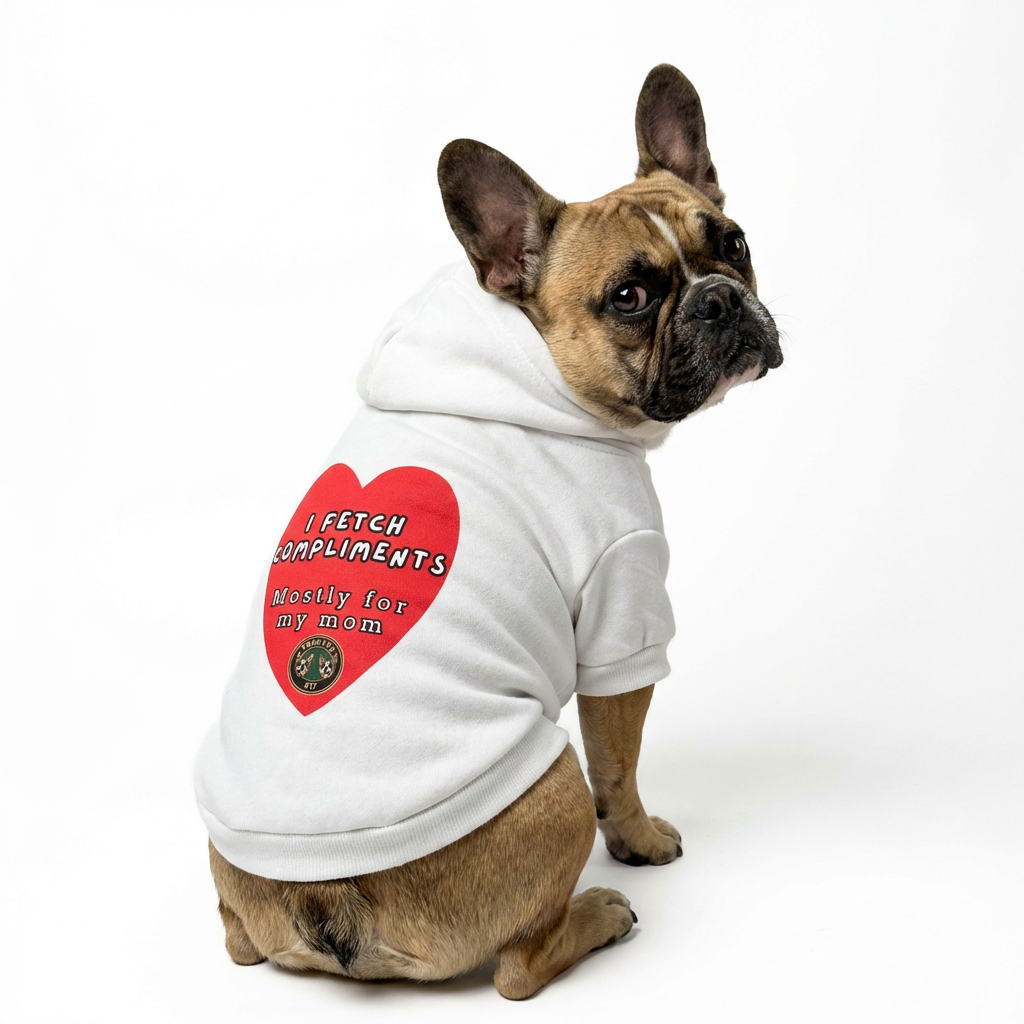 I Fetch Compliments Small Breed Pet Hoodie