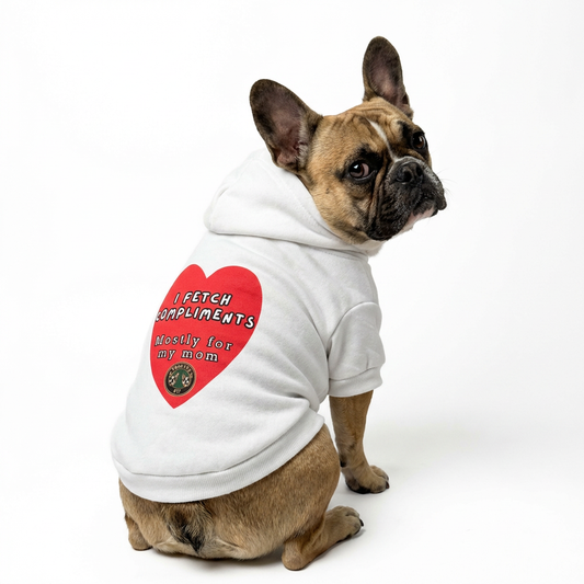 I Fetch Compliments Small Breed Pet Hoodie